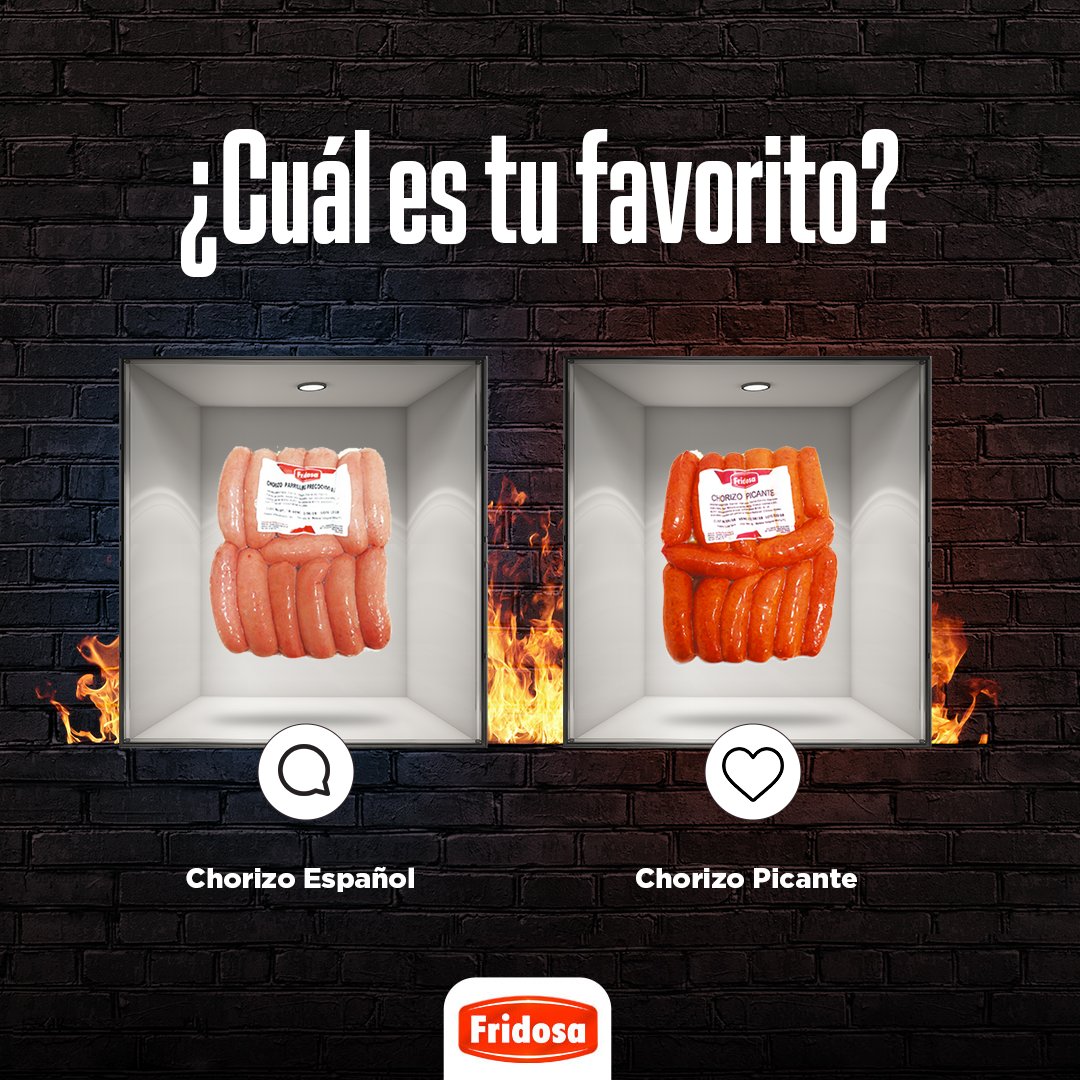 fridosabol's tweet photo. ¡Descubre el auténtico sabor de nuestros chorizos!

Chorizo Español - Comenta  💬
Chorizo Picante - Corazón ❤️

¡Una experiencia deliciosa en cada bocado! 🤤

¡Descubre nuestros productos en tu supermercado más cercano y #TiendasFridosa!

#Fridosa #chorizo #ElSecretoEstaEnLaCarne https://t.co/E8cNuPa4pT
