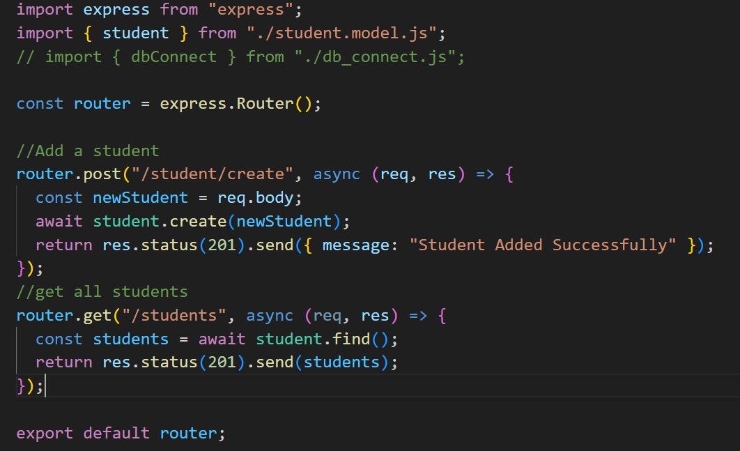 mbudhathoki2000's tweet photo. Day60 of #60DaysOfLearningWithLeapfrog 
Today I learned to connect MongoDB with node.

  #LearningWithLeapfrog #LSPPLearningD60 https://t.co/rgJveG3Oh6