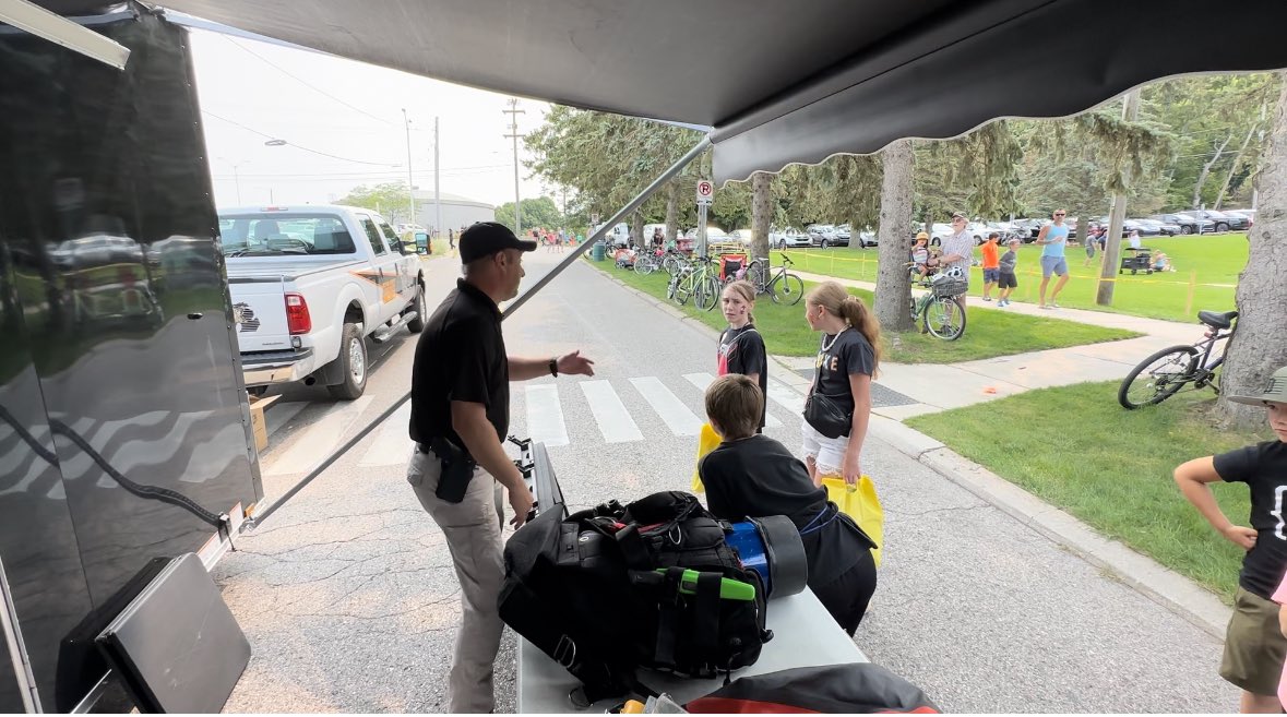 We’re having a great time at Kids Day at the Grand Haven Coast Guard Festival! Come see all of our cool dive team equipment, we’ll be here until 2!