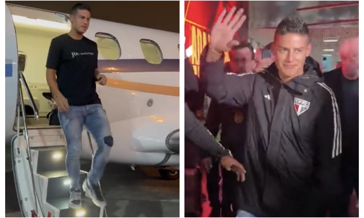 ELTIEMPO's tweet photo. #Deportes | Video: James Rodríguez: así fue su primer día de trabajo en Brasil. ► https://t.co/Ibiy9TfCQi https://t.co/lSWgTtywx5