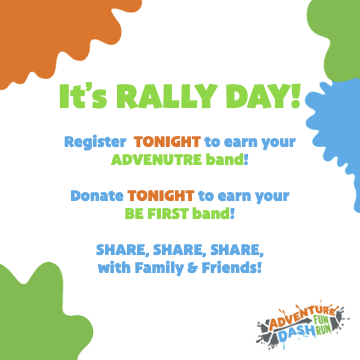 ermelpto's tweet photo. It's RALLY DAY @ErmelES_AISD! Register your student TONIGHT! Once registered you'll receive their personal link to share &amp; earn the Be First band! You can only earn this if you register &amp; donate TONIGHT! Be First = first in line @ Fun Run https://t.co/Q41fvOQnAP 
#ADFunRun https://t.co/yvG3Y85zD1