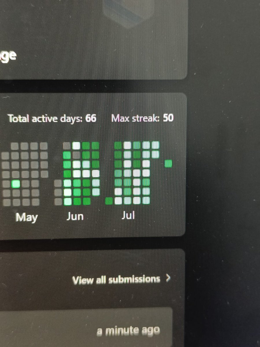 InertInside's tweet image. We rollin gang #50DaysOfLeetcode