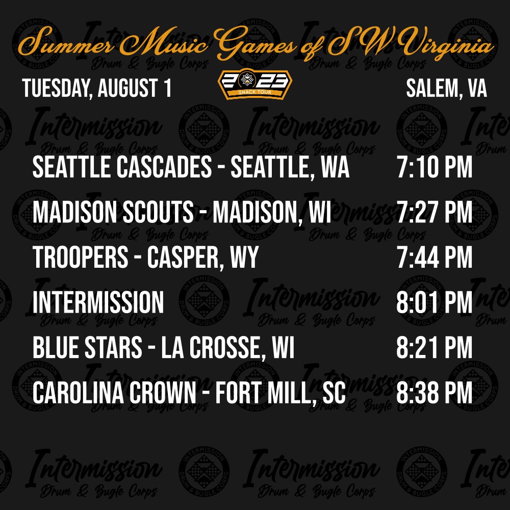 intermissiondbc's tweet photo. Today is August 1st.  What was good enough in July is no longer acceptable.  Time to be your best.  Or, in our case, slightly above #AverageClass.  

Home stretch campers!  Bring it on home.  

#intermi23ion #dci #dcimemes #drumcorps  #dci2023 #music #marching #marchingband #band https://t.co/6JPadZ3PrN