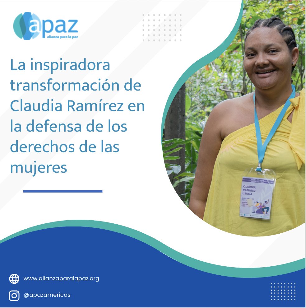 APAZAMERICAS's tweet photo. 🌱 Conoce la historia de Claudia Ramírez, como parte del proyecto "Comunicación para la incidencia política y prevención de estigmatización de lideresas y defensoras de derechos humanos". 🏞️💪 Descubre más en: https://t.co/ttRaiyKFOo @ https://t.co/T5arjCA8PE