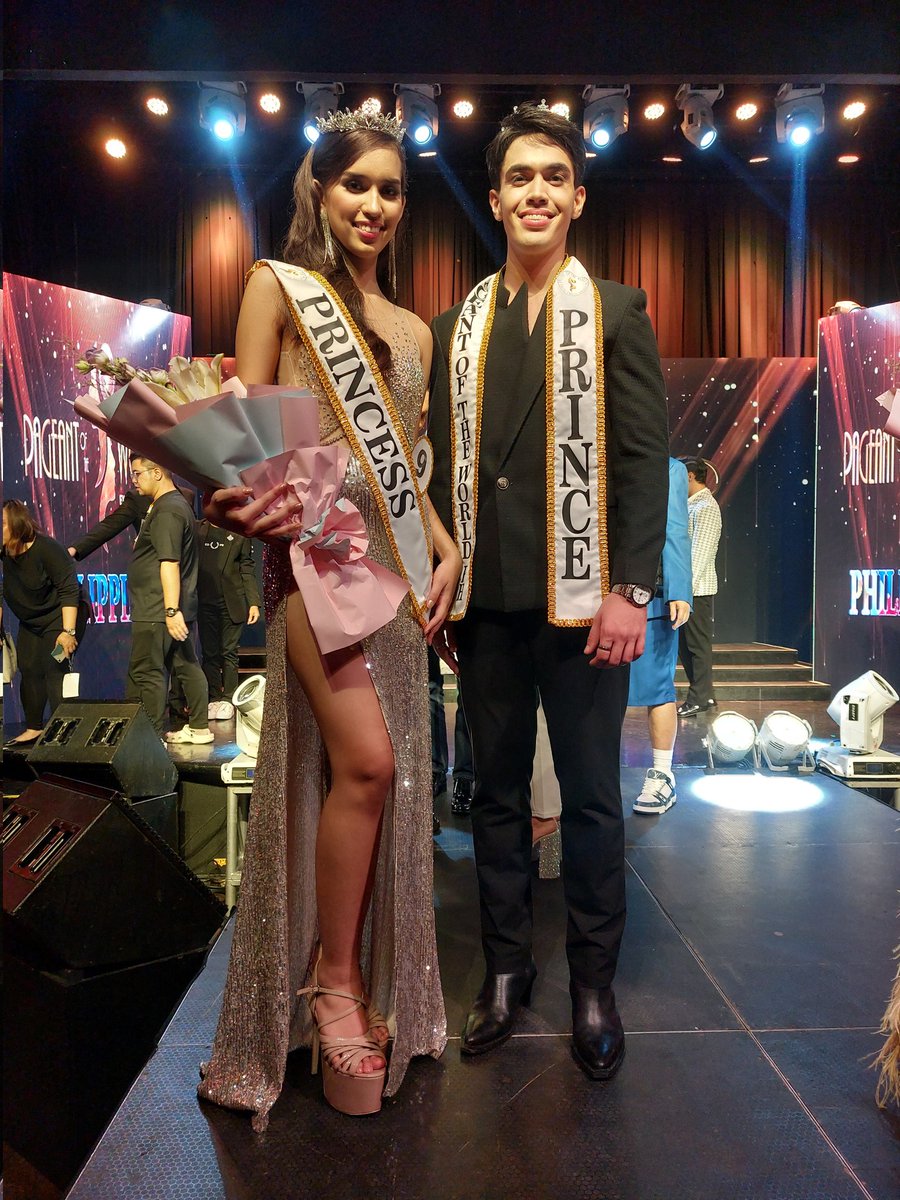 diyarista's tweet photo. NOW: Xyrilla Jean Antonio from #LaurelBatangas & Angelo Joaquin Basa from #SanMateoRizal are #PageantOfTheWorldPH Queen & King, w/ Laura Sophia Fernan & Ehdren John Balbarona as Princess & Prince. The top winners will compete in #PageantOfTheWorld in #Australia. .@inquirerdotnet https://t.co/a7bxrH84Vs