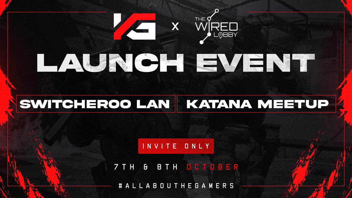 Excited for the launch of <a href="/TheWiredLobby/">The Wired Lobby</a> venue🔥
#LAN #esports #KatanaGaming #MW2