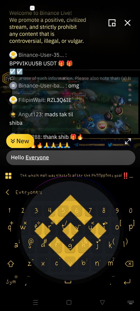 <a href="/binance/">Binance</a> Watching Binance Metaverse Live with my very own customized Binance Keypad, I don't own any merch yet but I'm hoping soon. #MyBinance