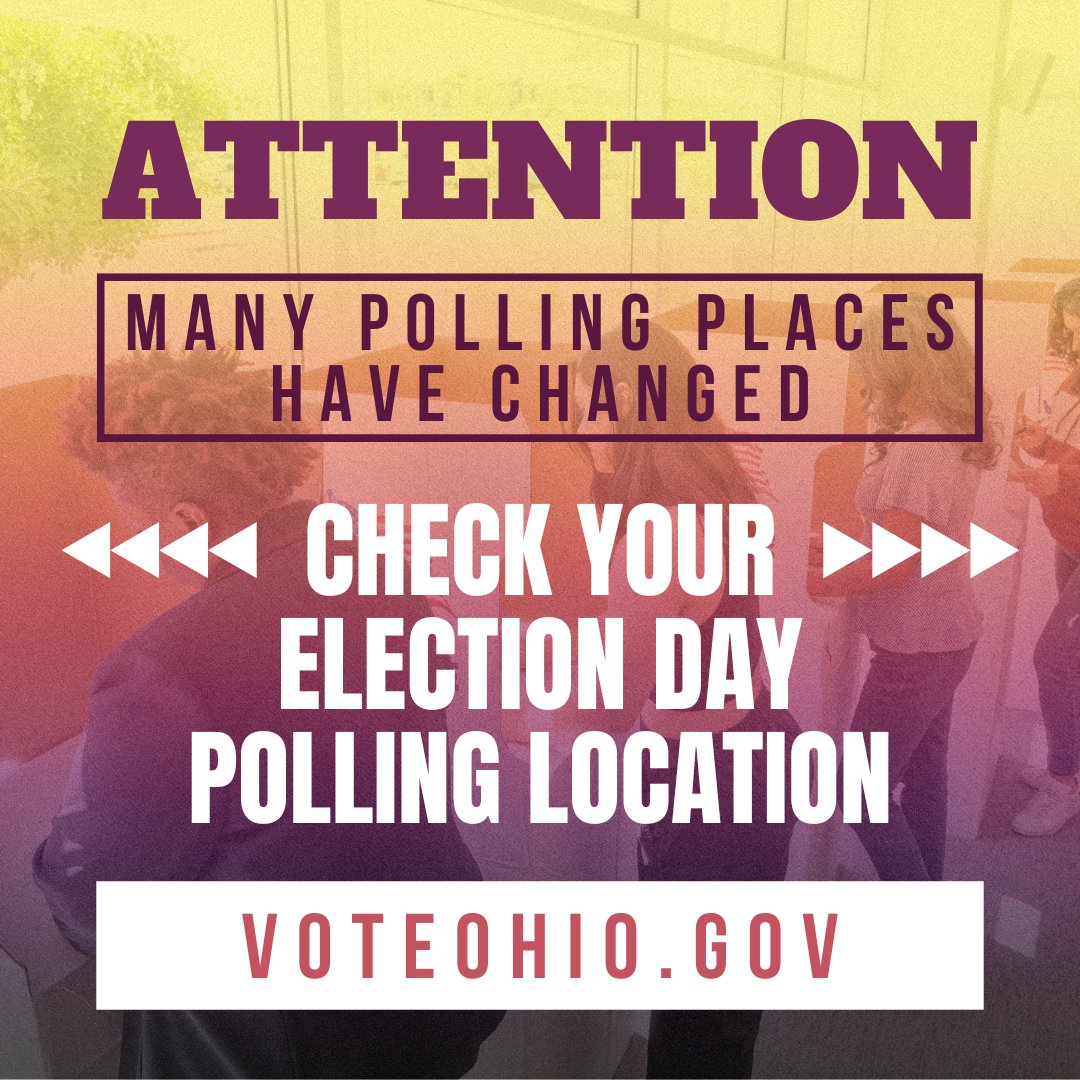 votercoalition's tweet photo. 🚨 Some polling places have changed for the August 8 Special Election!

‼️ If you are voting on Election Day, double check your neighborhood polling place before you head out to vote NO on August 8! https://t.co/30LTBfVnKa

#VoteNoinAugust #VoteNoIssue1 #ohpol https://t.co/6izKthd8P1