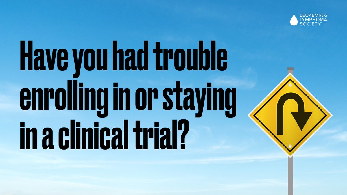 📣 Calling all patients and caregivers! Have you (or someone you love) had trouble enrolling in or staying in a clinical trial? If so, DM us!