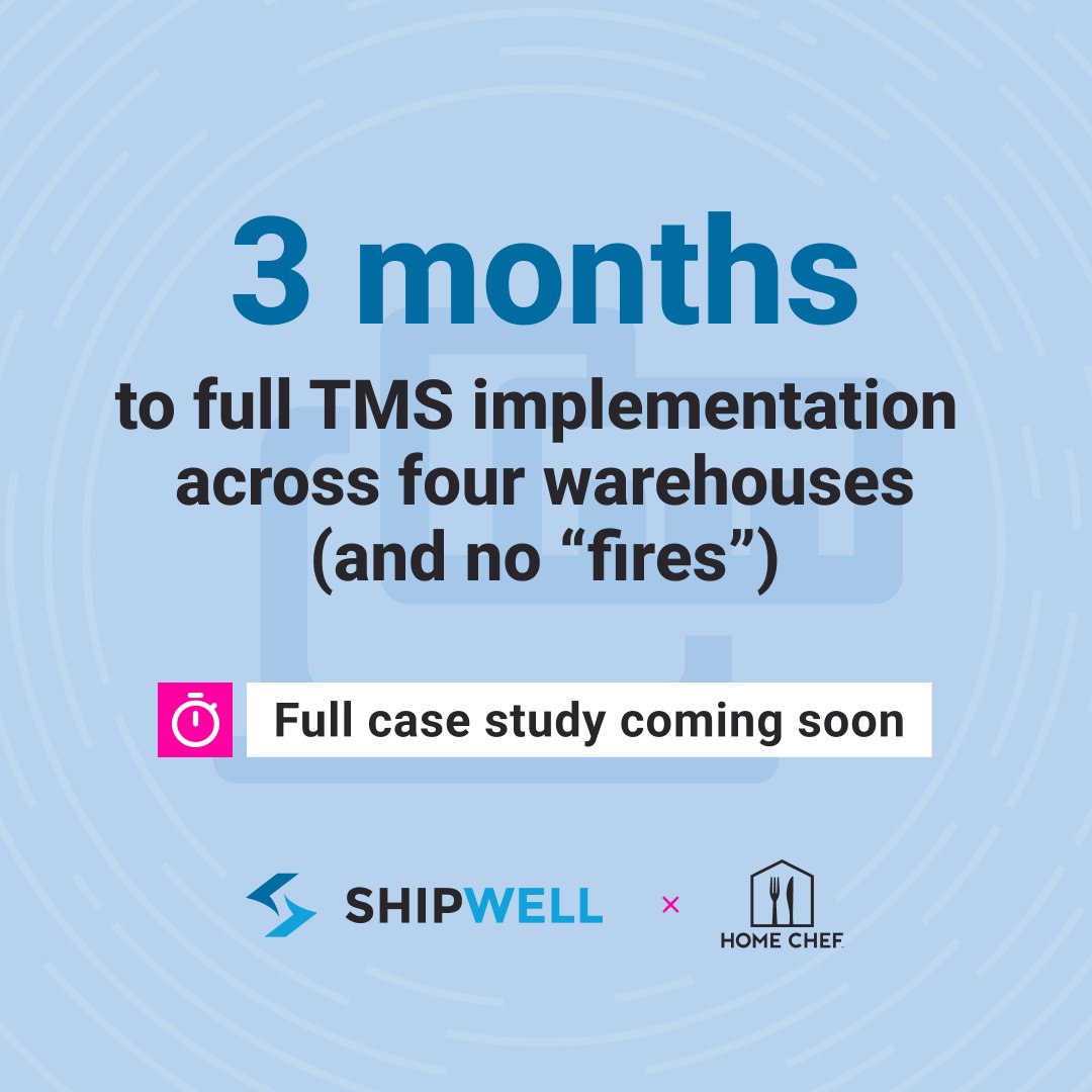 Managing a rapidly expanding business requires careful organization, and for #MealKitDelivery provider Home Chef, Shipwell delivered the tools they needed to stay ahead — plus over $1 million in unexpected savings. Want to learn how? Stay tuned for the full #CaseStudy!