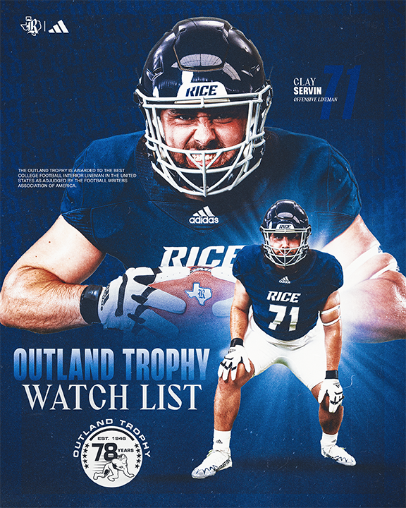 RiceFootball's tweet photo. HONORS UPDATE: 

📰 »  https://t.co/mNRk2CT4Zi

#GoOwls👐 x #RFND https://t.co/T06TCmZkGd