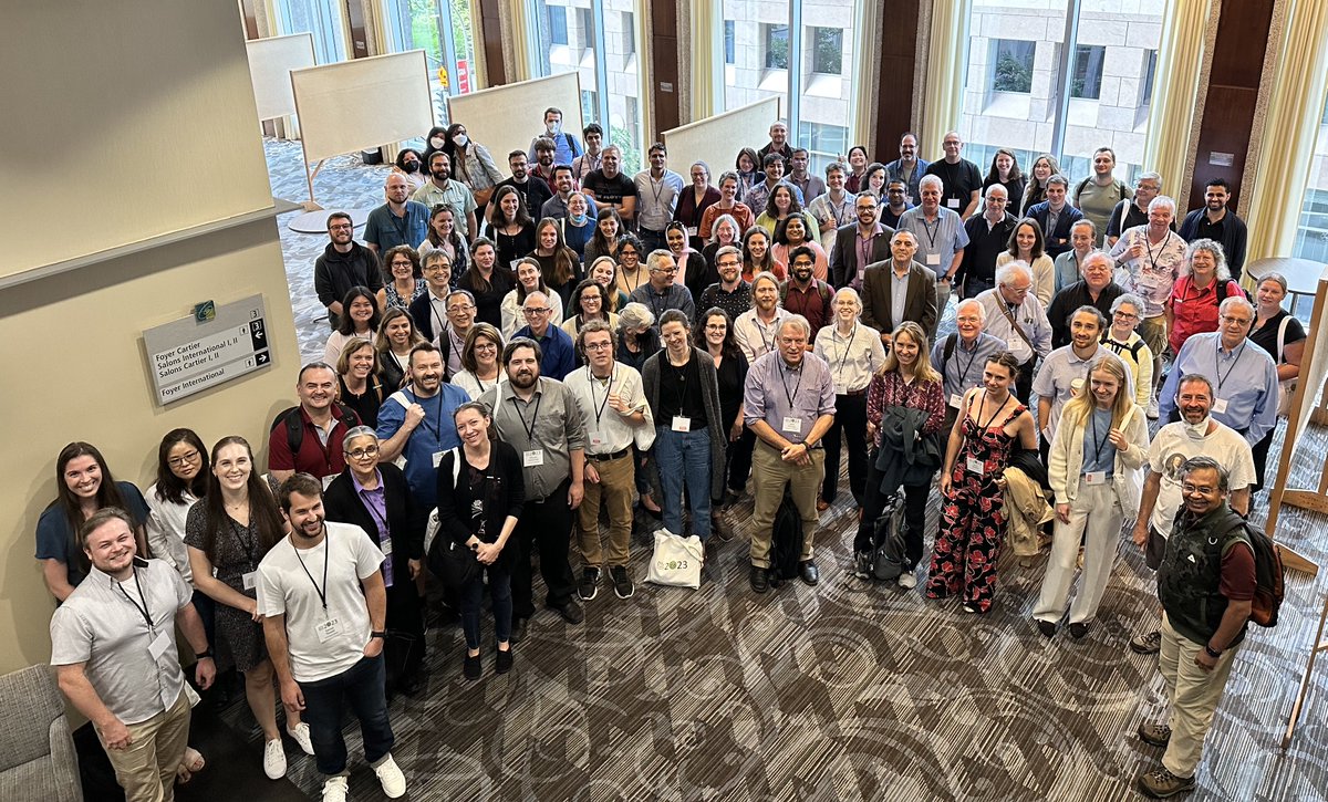joeteo1's tweet photo. Thanks to all the attendees of the Montreal DNA Tumour Virus Meeting for making it a success. It was a amazing few days of science and camaraderie. #DNATVM2023 https://t.co/M3Ys1F18GY