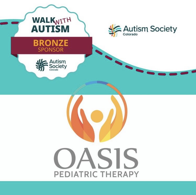 AutismColorado's tweet photo. Congratulations to Oasis Pediatric Therapy for being a Bronze Level Sponsor for the Walk with Autism. Their sponsorship is helping create events that build community and support for people with Autism. Thank you Oasis!! #WalkWithAutism #OasisPediatricTherapy https://t.co/1z5DmJKtcz