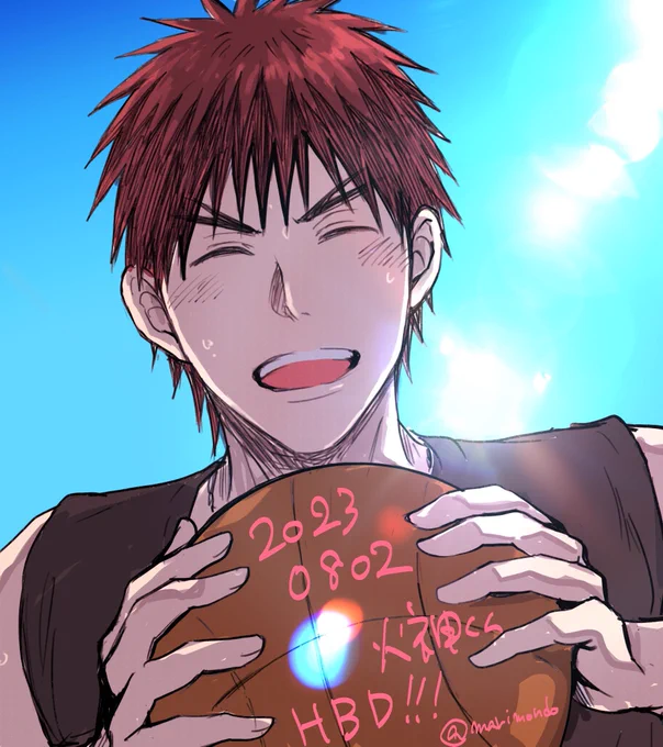 火神くんお誕生日おめでとう〜 永遠に推し  #火神大我生誕祭2023