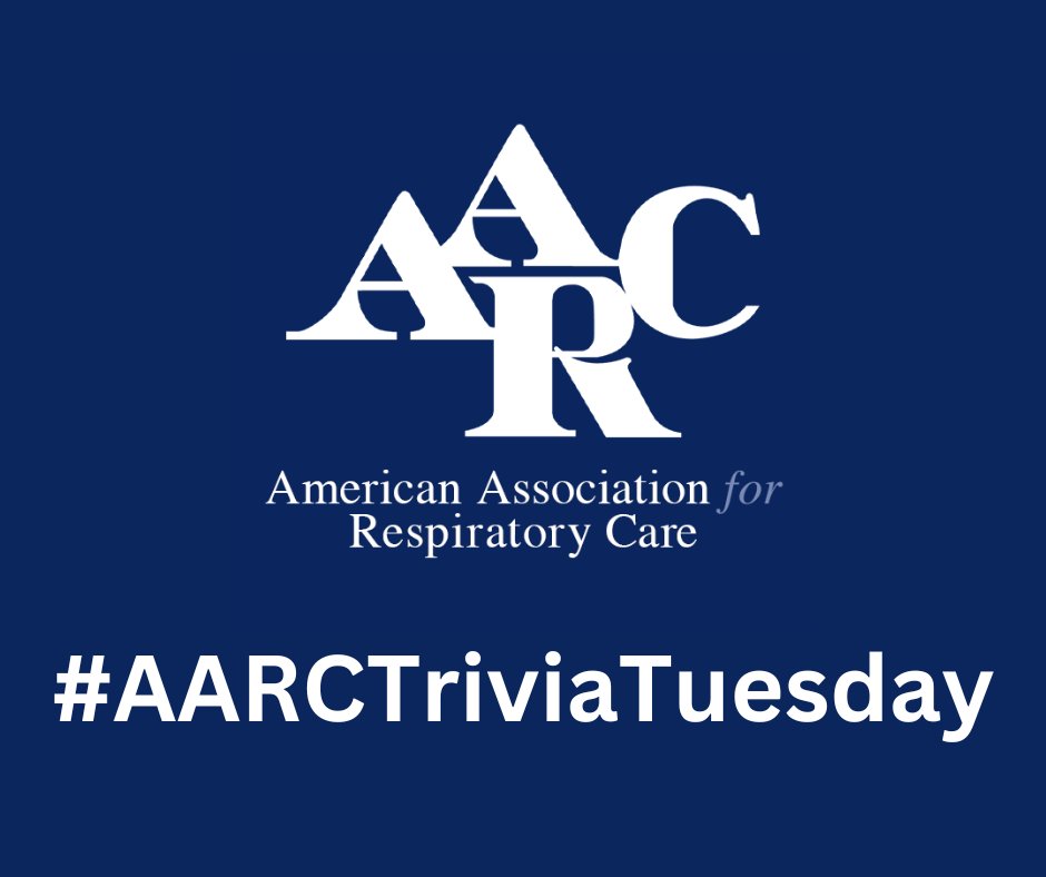 aarc_tweets's tweet photo. Welcome the AARC's first #AARCTriviaTuesday! Comment your answer below and tune in this afternoon to find out if you were right! 

When was the American Association for Respiratory Care (AARC) founded? https://t.co/Lwdqb0cgWf