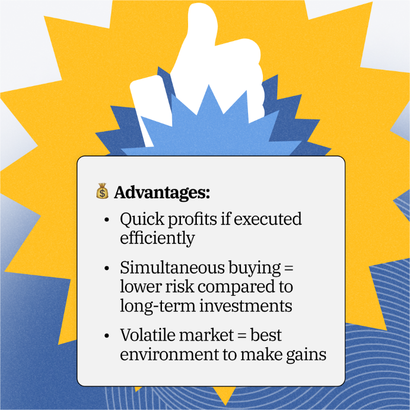 CoinsPaid_Media's tweet photo. 💥 Discover the power of arbitrage, a cutting-edge finance strategy that unlocks profit potential by capitalizing on price variations across markets. Make sure you check out our Academy for more top tips!