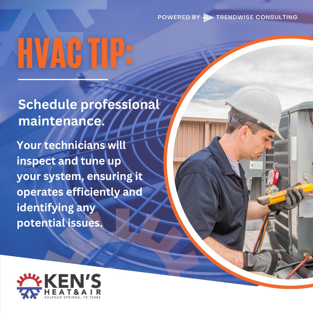 kensheatair's tweet image. 📌#HVACTip: Arrange annual HVAC maintenance by a qualified technician to make sure your system works efficiently all year round. ✅

📞 kensheatandair.com/contact-us
☎️ 903-383-2227

#HVACTips #ACTips #CoolingTips #AirConditioningTips #HomeComfortTips #HVACLifeHacks #HVACSulphurSpri...