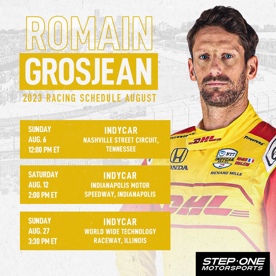 StepOneMSports's tweet image. A busy month is on the cards for the Step One ambassadors! Check out their August racing schedules here. 🙌

Will you be at any of these races? 😄

#StepOneMotorsports #StepOneAutomotive | @StepOneAuto