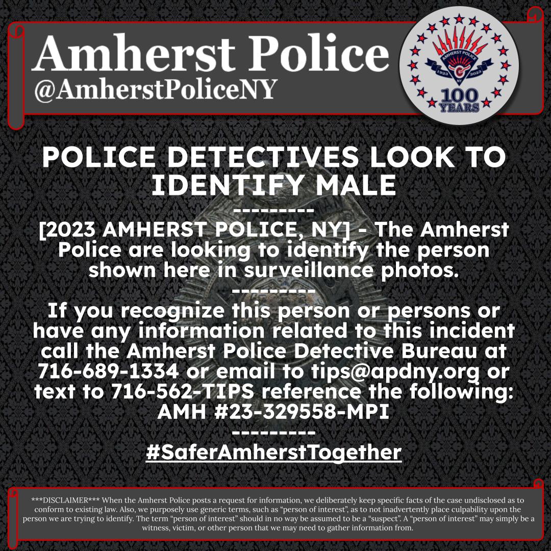 Amherst Police NY 🚔 tweet media