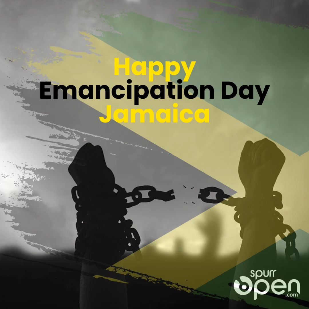 SpurrOpen's tweet photo. 🇯🇲🎉 Happy Emancipation Day, Jamaica! 🎉🇯🇲
Celebrating freedom, resilience, and unity. 🕯️🤝 

#EmancipationDay #Jamaica #onelove https://t.co/i0Jbf0zEHq
