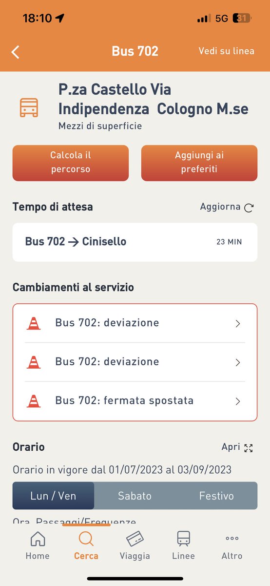 EvergreenAngel_'s tweet photo. @atm_informa Mi potete per cortesia dire perché non vengono rispettati i passaggi del lun/ven? 702 doveva passare alle 18:13 invece da 24 minuti!!! https://t.co/8Fsg9NlsuW