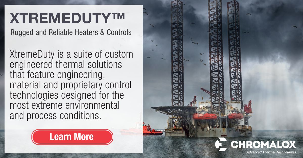 XTREMEDUTY™: Your ultimate thermal solution for extreme conditions! 🌡️ With rigorous third-party certifications and redundant safety systems, you can trust XtremeDuty to keep your process running smoothly in any climate or process. Learn more: chromalox.com/en/technologie…