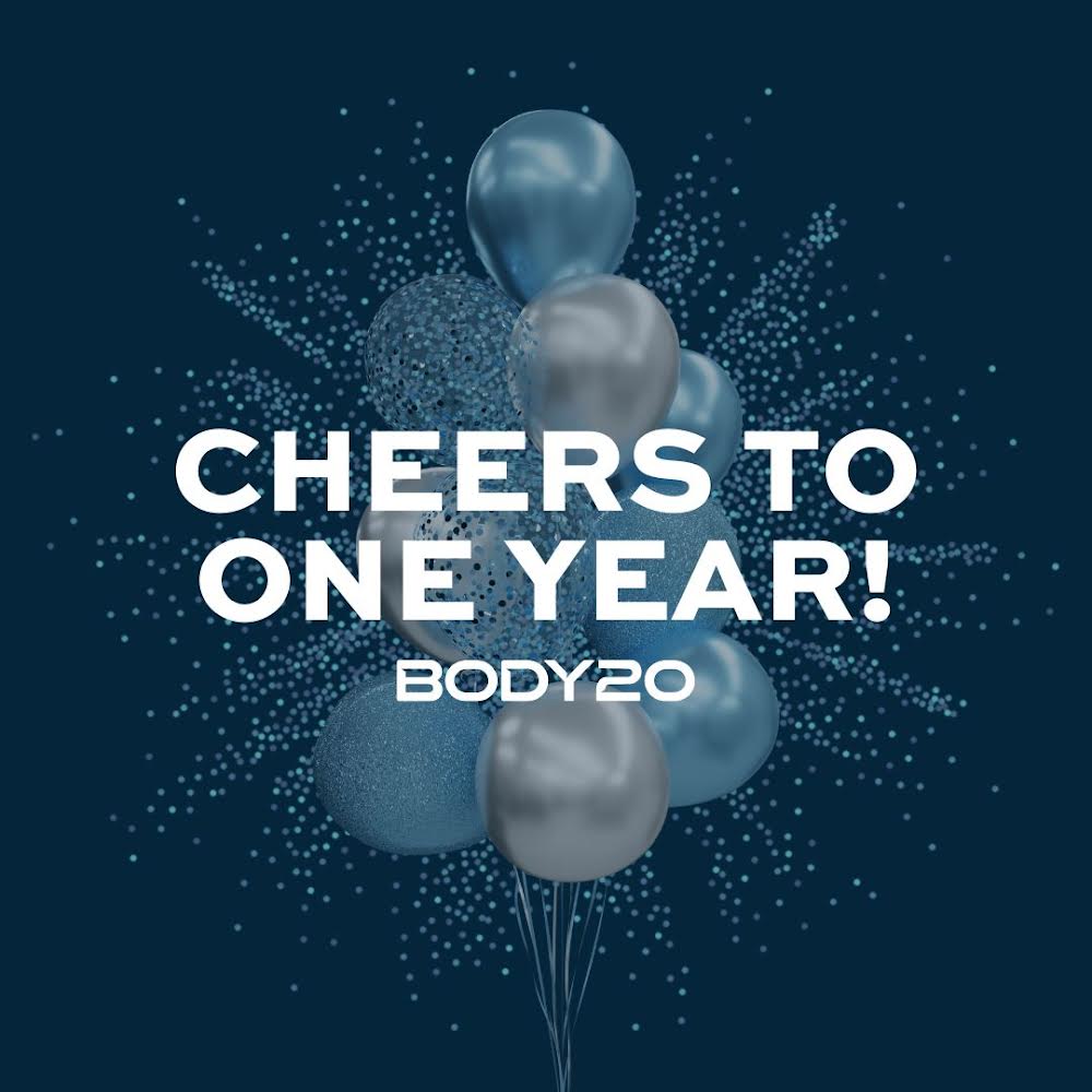 Wow. One year of shaping stronger bodies at BODY20 Prairie Village! 💪 It's been an incredible year of sweat, determination and transformations. Cheers to our hard-working members and dedicated coaches for making this anniversary possible. We are so grateful for you!