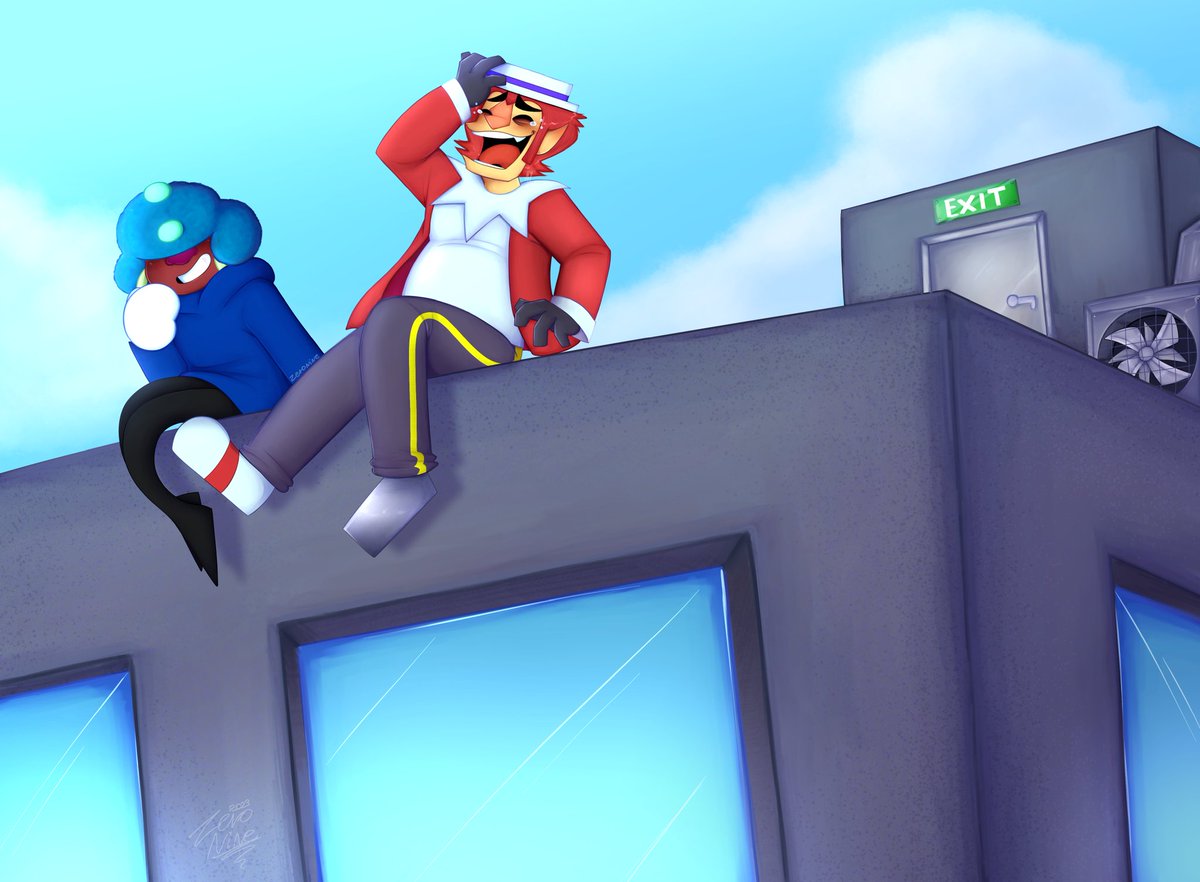 ZeroNine_Arts's tweet photo. Honestly I wanted to draw these idiots laughing together, they mean everything to me

#supermental #khonjinhouse @Kh0njin https://t.co/0TaJL4qQFv