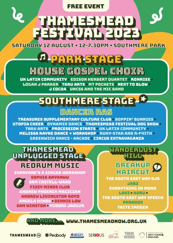 Less than 2 weeks to go until #ThamesmeadFestival!

Discover the full programme which has now been announced at serious.org.uk/events/thamesm…

@peabodyldn <a href="/ThamesmeadLDN/">ThamesmeadNow</a>

#summerfestival #londonfestival #musicfestival #livemusic #localfestival #summerinlondon #freelondon