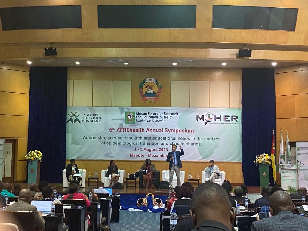 It was an honor to give a plenary talk at the  ⁦⁦<a href="/afrehealthorg/">AFREhealth Official</a>⁩ meeting in Maputo on the African advantage ito simultaneously address the triple environmental crisis, &amp; improve health &amp; economic outcomes. Cc ⁦<a href="/AfricaCDC/">Africa CDC</a>⁩ ⁦<a href="/WorldBankAfrica/">World Bank Africa</a>⁩ ⁦<a href="/CUGHnews/">CUGH</a>⁩