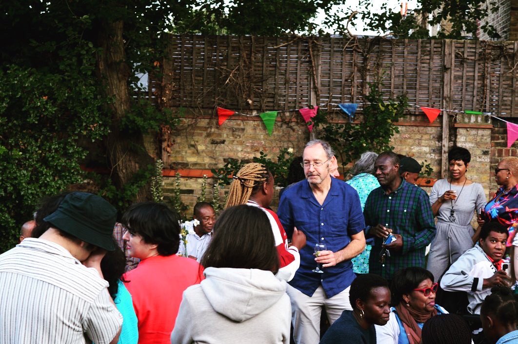 StLukesWKilburn's tweet photo. On Saturday evening we celebrated our vicar Alastair having been in the parish 25 years! He was given a silver ‘long service’ medal 🏅 and his very own blue plaque! @alastairthom @dioceseoflondon @area_two https://t.co/Ts31U5PyN1