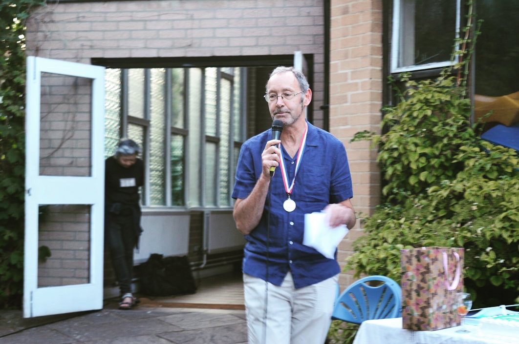 StLukesWKilburn's tweet photo. On Saturday evening we celebrated our vicar Alastair having been in the parish 25 years! He was given a silver ‘long service’ medal 🏅 and his very own blue plaque! @alastairthom @dioceseoflondon @area_two https://t.co/Ts31U5PyN1