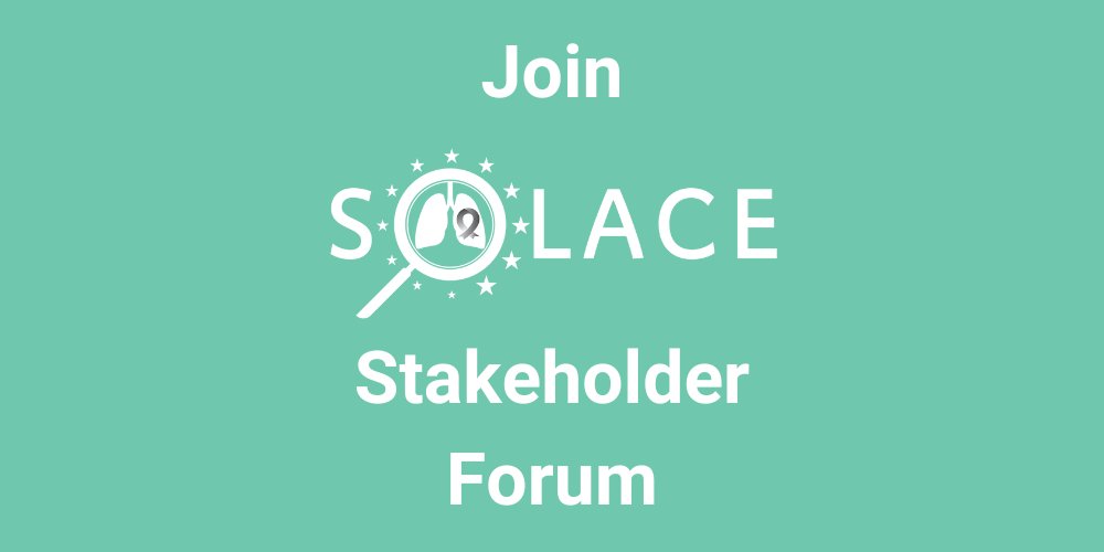 Reminder to join the SOLACE stakeholder forum this World Lung Cancer Day! Receive reports and updates from the lung cancer screening project SOLACE, by signing up here: 
buff.ly/457vHwq  @EU_Health @EU_HaDEA

#SOLACELUNG #HealthUnion #EUCancerPlan #EU4Health