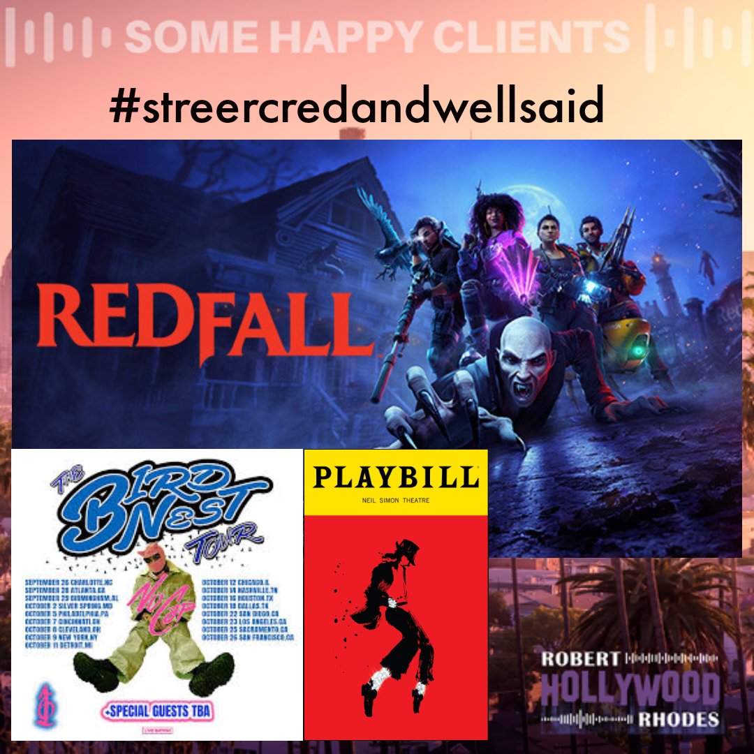 Hollywoodonmic's tweet photo. Feeling thankful!

#michaeljackson #mjthemusical #nocap #redfall #birdsnesttour 

#voicetalent #voiceoverartist🎤 #videogames #concert #broadwaymusicals #hiphop #globaltourcreatives #livenation https://t.co/kZMqic60bQ