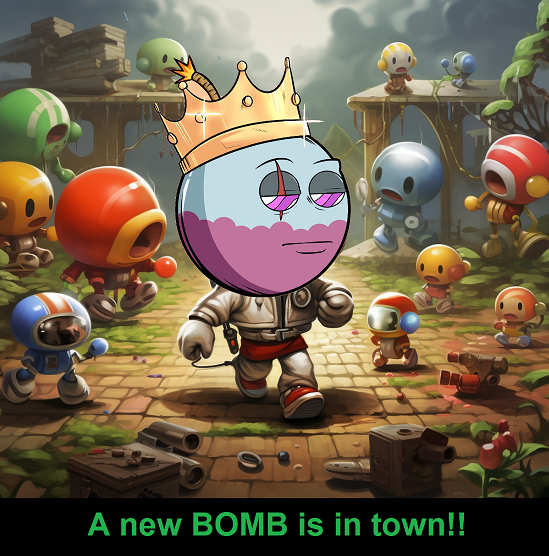 masque13th's tweet photo. New bomberman king is in town!!!!!
@BombersCNFT Feelin #BOOMISH 💣 #mint #CNFTProject #OnlyTimeWillTell #CNFTs #CardanoCommunity #ADA #Cardano #CardanoNFTs
come join our discord: https://t.co/JooGMqMIdc https://t.co/6V8m61UL1D