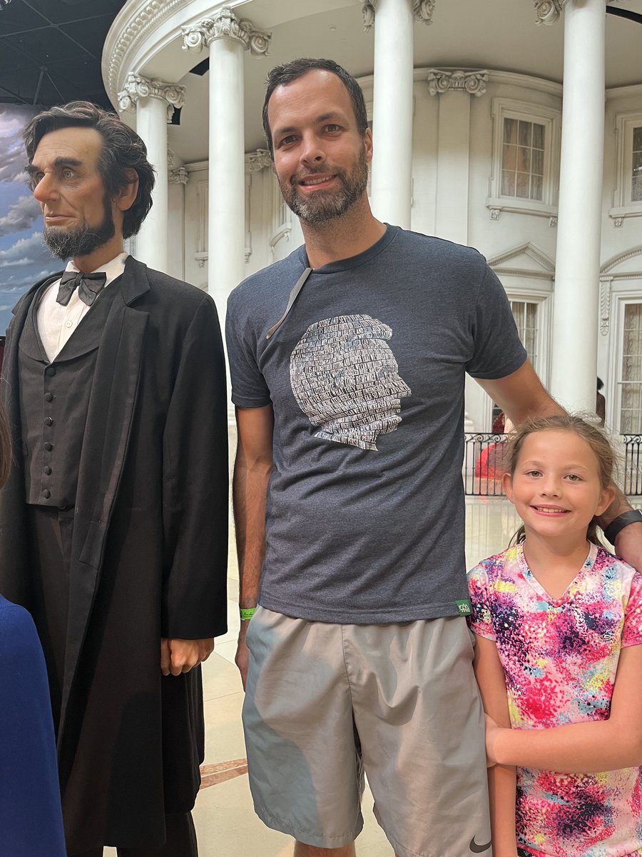 historywithbelk's tweet photo. If you know me, you know a trip to Springfield, Illinois has been on the list for years in the making.  Love to share a day of learning about Lincoln with the family. https://t.co/QJYc6nS9Mf