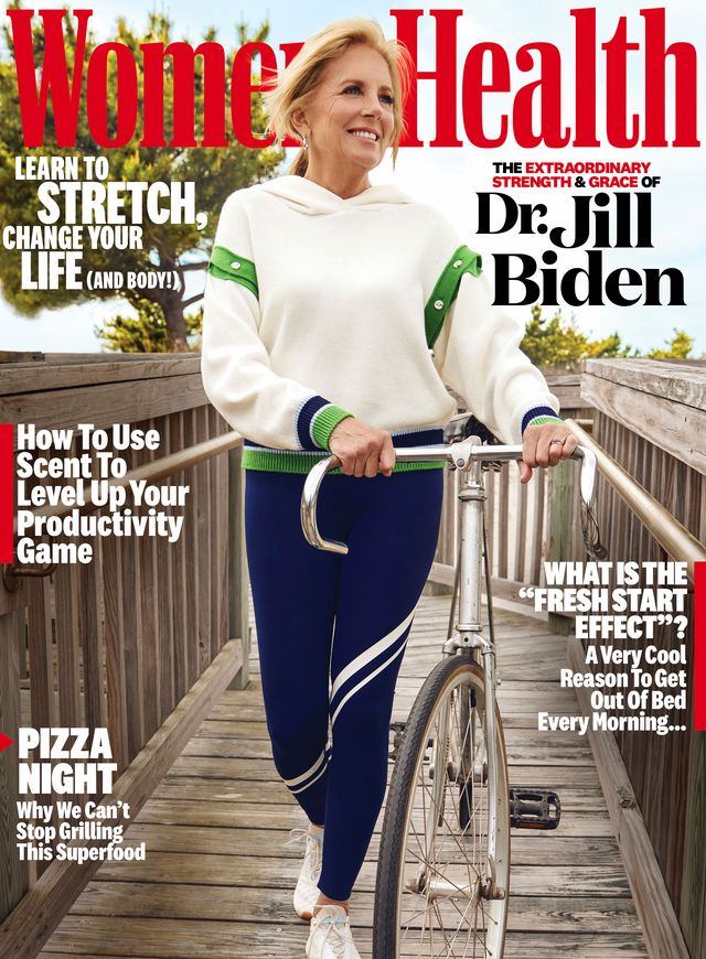 Spotted: <a href="/DrBiden/">Dr. Jill Biden</a> on the cover of <a href="/WomensHealthMag/">Women's Health</a> September issue. 😍