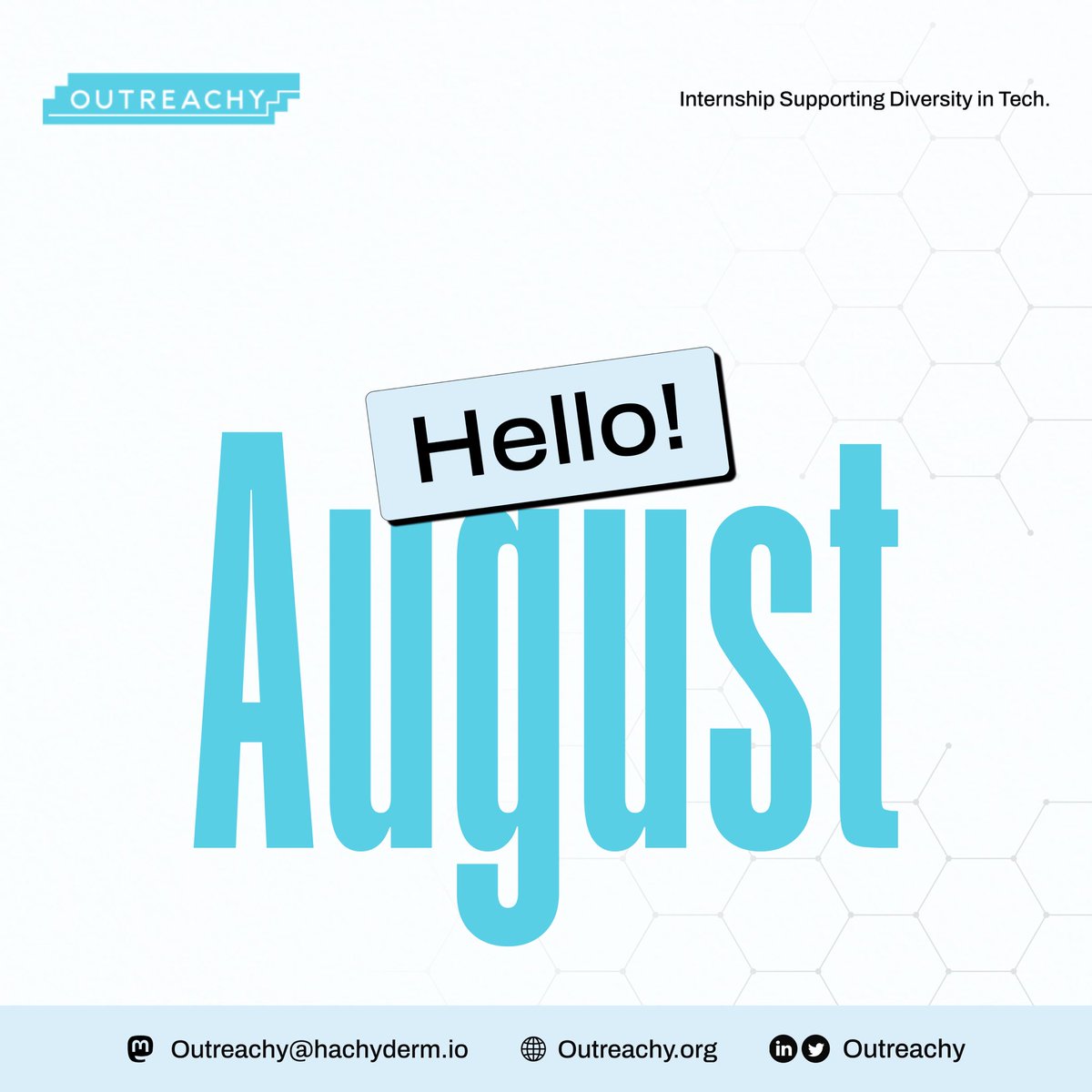 Happy new month! 

Applications for the December 2023 cohort will be rolling out this month.

Who is looking forward to it? 
Please turn on your notification. We have an announcement in a few hours. 

#OpenSource #Outreachy #OpenScience