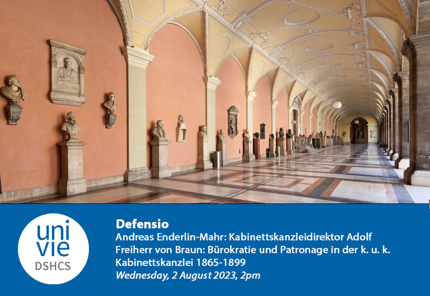 dshcs_univie's tweet photo. Tomorrow: Andreas Enderlin-Mahr defends his doctoral thesis on Kabinettskanzleidirektor (no English translation available 🤷) Adolf Freiherr von Braun @univienna
#HabsburgStudies #AustrianHistory #PhDdone # https://t.co/dXTS09M7G3