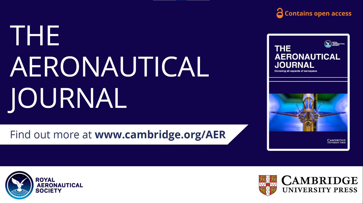 If you are working on aerospace engineering you may consider the @CUP_SciEng @AeroSociety Aeronautical Journal for your next research paper
cambridge.org/AER