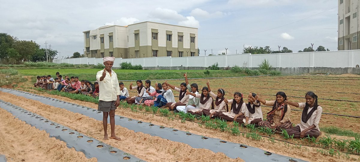 MMDRSKolar's tweet photo. @depcomkolar @DOMGOK Live Demonstration of agricultural practices from a former 🌱🌱🌱🌱 https://t.co/XzegiVNamR