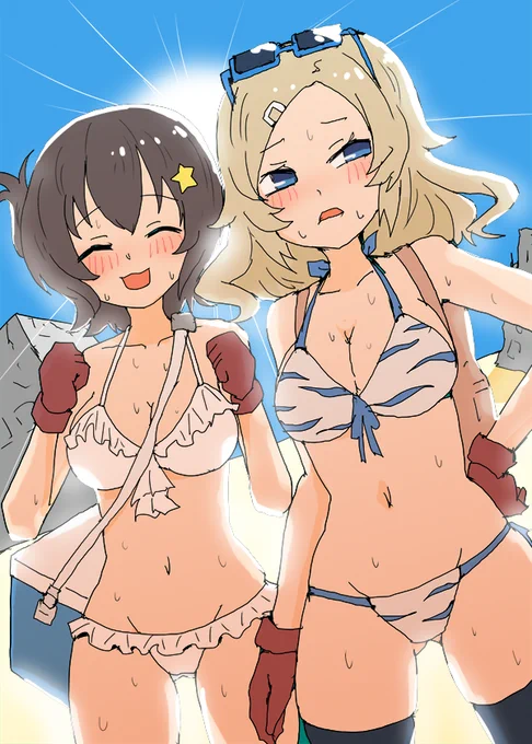ミカンちゃんとミミちゃん #はいふり 