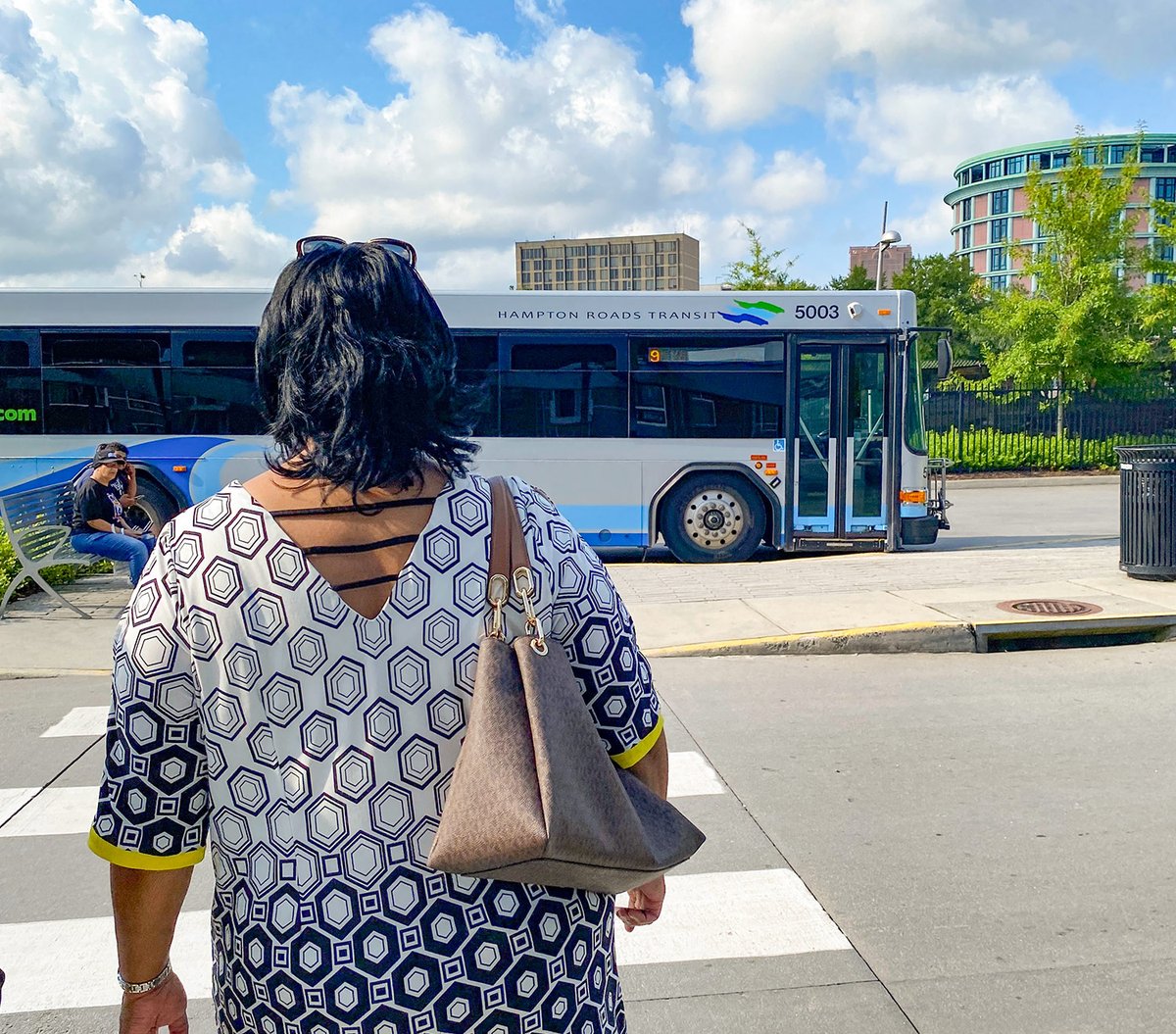 gohrt_com's tweet photo. Today, Councilwoman Mamie B. Johnson (@NorfolkVA Ward 3) visited DNTC and rode along Routes 9 &amp; 3! 🚌

#gohrt #trytransit #norfolkva #visitnorfolkva #publictransit https://t.co/GoHnhkUu8N