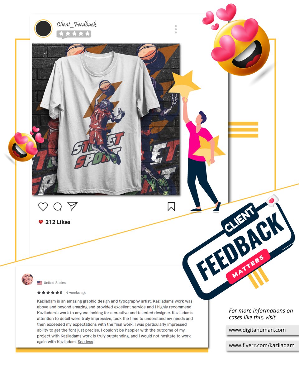 DigitaHuman's tweet photo. #Client_Feedback On #Fiverr.
.
Visit Here: https://t.co/j6MJhgkuZx
.
#StephenAmell #JUSTANNOUNCED #MarkHamill #FiverrGig #Feedback #LGBT #Lionesses #melaniemartinez #August1st #Xenomorph #TMNTMovie #WAKEUP #Voyager2 #NationalGirlfriendday #England #DigitaHuman #KaziiAdam https://t.co/Wki6V6paEZ