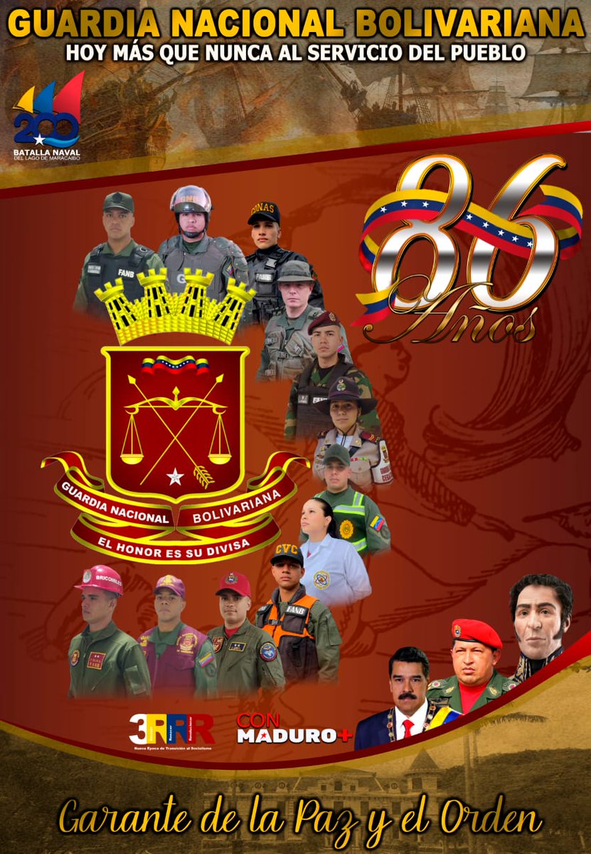 #01Ago #FANB Semana aniversario, 86 años tributando Honor, Sacrificio, y Valor....!!! Rumbo al centenario