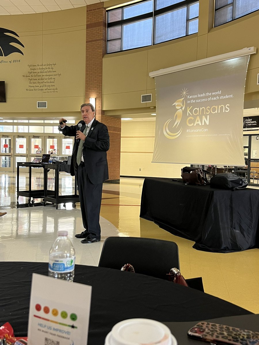 USD261's tweet photo. We appreciate Dr. Randy Watson for encouraging our participants to help us make our kids successful.
#Kansascan
#usd261 https://t.co/8BobqzipsC