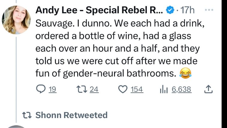 TrumpDownfall's tweet image. "It wasn't political!!!"

#transphobe #bigot #andylee