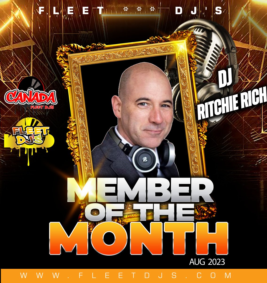 On Behalf Of <a href="/FleetDJsCanada/">Fleet DJs Canada #FleetDJsCanada #FleetDJsCa</a> @FleetDJs We Would like To Recognize <a href="/bigandrichdj/">Ritchie Rich</a> as Member Of The Month. Your Continued Growth &amp; Dedication Of The FLEET DJ's Brand Is Appreciated. Great job &amp; SALUTE
#Award #Sudbury #CanadaFleetDJs #FleetDJs #FleetNation #FleetMemberOfTheMonth 📷