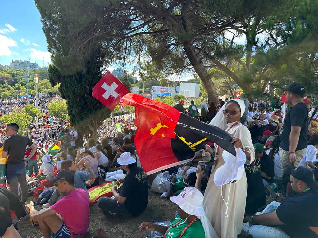 cnalive's tweet photo. Views from the first day of #WYD2023 #Lisboa2023 

📸 @andi_thonhauser / @EWTNVatican https://t.co/JDzK1H5oS3