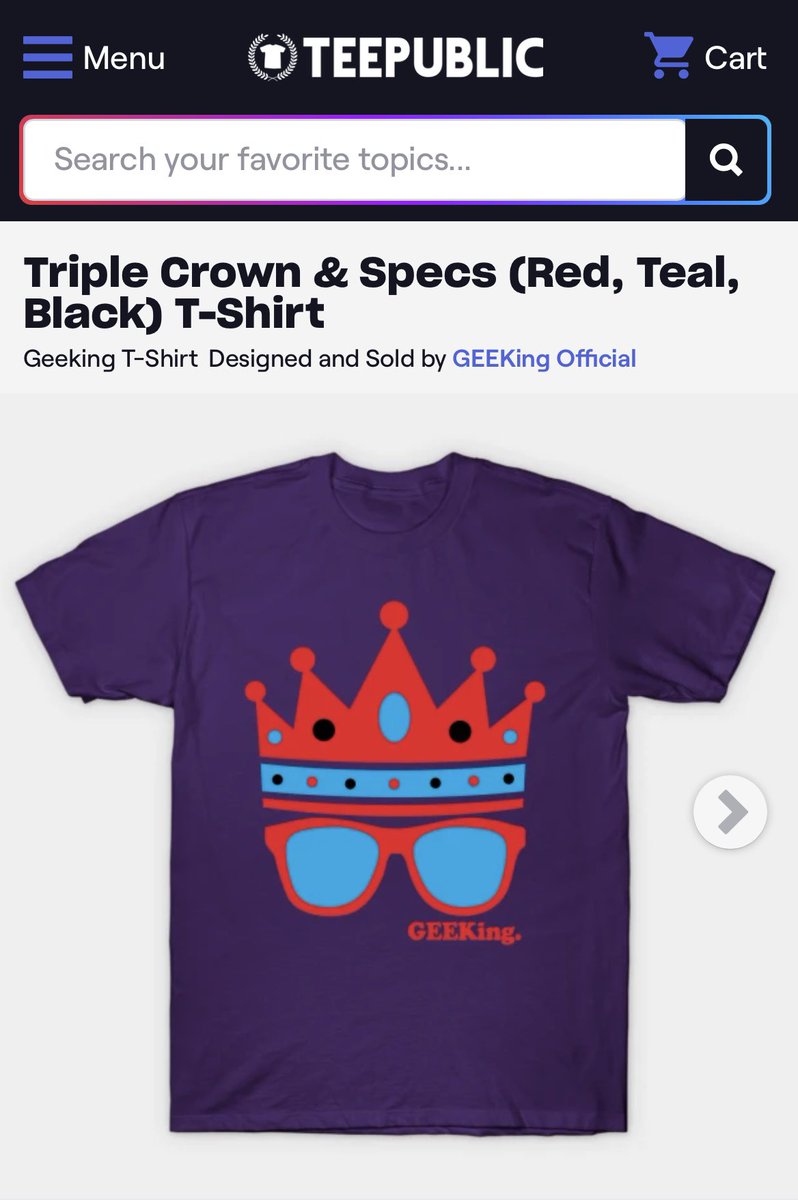 VantageInhouse's tweet image. Summer is HEATING UP!🔥

But you can stay cooler than most with some fresh, new gear from #GEEKing!! 

Check out our #TripleCrownAndSpecs collection today: teepublic.com/stores/geeking…